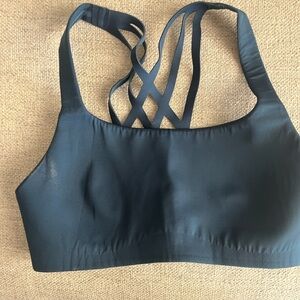 Lululemon Athletica Navy Blue Crisscross Sports Bra